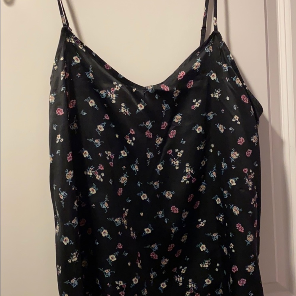 Tank top with flowers